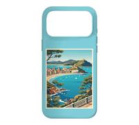 Custodia per iPhone 17 Pro Max San Sebastian Spagna Costiera Vintage Viaggi Opera D'arte