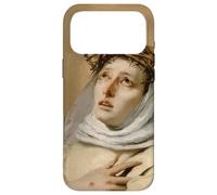 Custodia per iPhone 17 Pro Max Santa Caterina da Siena Arte Santi Italiani Stigmate Cattoliche