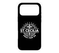 Custodia per iPhone 17 Pro Max Santa Cecilia Patrona Dei Musicisti Prega Per Noi