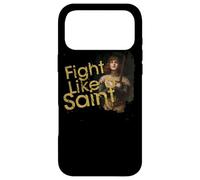 Custodia per iPhone 17 Pro Max Santa Giovanna d'Arco combatte come una santa cattolica