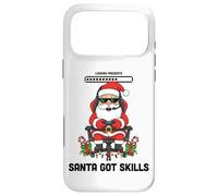 Custodia per iPhone 17 Pro Max Santa Got Skills Xmas Videogioco Natale Gamer