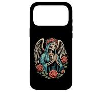 Custodia per iPhone 17 Pro Max Santa Muerte Divinità Messicana Folklore