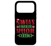 Custodia per iPhone 17 Pro Max Santa's Favorite Speechie Crew SLP Speech Therapy Christmas