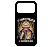 Custodia per iPhone 17 Pro Max Sant'Ignazio di Loyola Ad Maiorem Dei Gloriam Gesuita Cattolico
