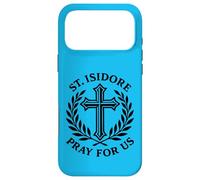 Custodia per iPhone 17 Pro Max Sant'Isidoro prega per noi cattolico agricoltore santo