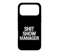 Custodia per iPhone 17 Pro Max Sarcastico Divertente Detto Show Manager Umoristico