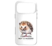 Custodia per iPhone 17 Pro Max Sarcastico Hedgehog No Hugs Not a Hugger Spikey Animal donne