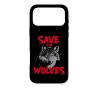 Custodia per iPhone 17 Pro Max Save The Wolves Faccia Di Lupo Contro Caccia Al Lupo