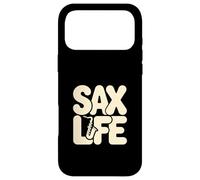 Custodia per iPhone 17 Pro Max Sax Life Cool Saxophone Jazz Musicista Vibes