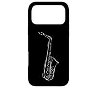 Custodia per iPhone 17 Pro Max Saxofono Sketch Marching Band