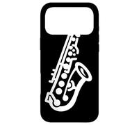 Custodia per iPhone 17 Pro Max Saxofono Strumento ad ancia da disegno