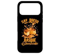 Custodia per iPhone 17 Pro Max Say queso then bring the Basque cheesecake