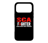Custodia per iPhone 17 Pro Max SCA Awareness Fighter - Consapevolezza improvvisa dell'arresto cardiaco