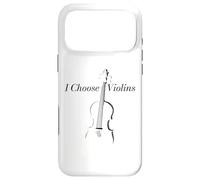 Custodia per iPhone 17 Pro Max Scegli Violini Divertente Musica Giochi di parole Violino Scherzo