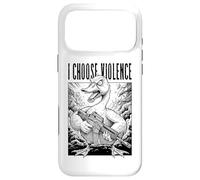 Custodia per iPhone 17 Pro Max Scelgo la violenza Divertente Arrabbiato Sciocco Oca Fucile d'assalto