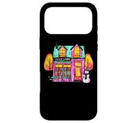 Custodia per iPhone 17 Pro Max Scena accogliente del pupazzo di neve della libreria stravagante