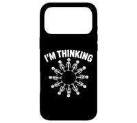 Custodia per iPhone 17 Pro Max Scheletro divertente che gira il cerchio di scheletro di Halloween