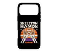 Custodia per iPhone 17 Pro Max Scheletro Mani Alzate Retro Halloween Tram