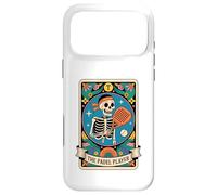 Custodia per iPhone 17 Pro Max Scheletro Padel Player Tarocchi Carta Divertente Padel Sport