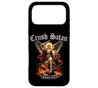 Custodia per iPhone 17 Pro Max Schiaccia Satana San Michele Romani Versi Biblici Arcangelo Angelo