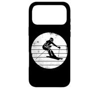 Custodia per iPhone 17 Pro Max Schizzo della ragazza che scia Amante degli sport invernali