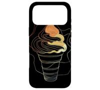Custodia per iPhone 17 Pro Max Schizzo di coppa gelato in stile vintage