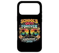 Custodia per iPhone 17 Pro Max Schools Out Forever Pensione 2026 Insegnante in pensione Retro