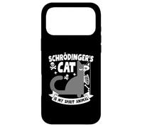 Custodia per iPhone 17 Pro Max Schrödinger's Cat Is My Spirit Animal Design divertente