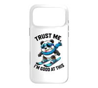 Custodia per iPhone 17 Pro Max Sciare Panda Cartoon Sport Invernali Fidati Im Bravo A Questo