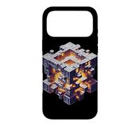 Custodia per iPhone 17 Pro Max Science Geek regali Geometria Hypercube
