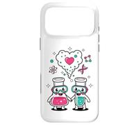 Custodia per iPhone 17 Pro Max Science Love Vibes Chemistry Lab Carino San Valentino