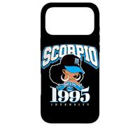 Custodia per iPhone 17 Pro Max Scorpione 1995 Zodiac Queens Afro Astrologia Compleanno