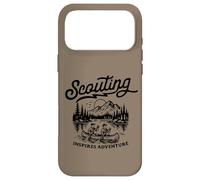 Custodia per iPhone 17 Pro Max Scouting Inspires Adventure Canoe Outdoors Retro Scouts