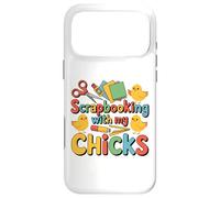 Custodia per iPhone 17 Pro Max Scrapbooking con i miei pulcini Chicken Craft Hobby