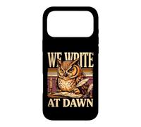 Custodia per iPhone 17 Pro Max Scriviamo a Dawn Vintage Owl Scrittori E Poeti