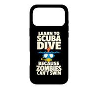 Custodia per iPhone 17 Pro Max Scuba Diver Zombie Apocalypse Avventura subacquea