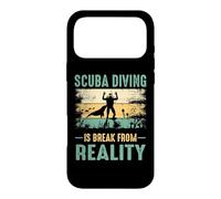 Custodia per iPhone 17 Pro Max Scuba Diving Is Break From Reality Funny Dive Diver
