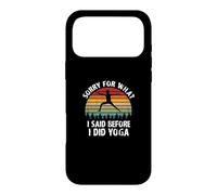 Custodia per iPhone 17 Pro Max Scusa per quello che ho detto prima di fare yoga!