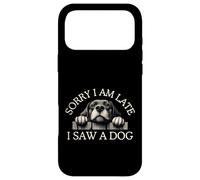 Custodia per iPhone 17 Pro Max Scusa Sono In Ritardo Ho Visto Un Cane