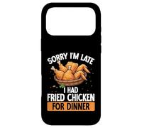 Custodia per iPhone 17 Pro Max Scusate il ritardo, ho mangiato pollo fritto Funny Chicken Wings