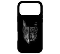 Custodia per iPhone 17 Pro Max Se non credi che abbiano anime Doberman cane Ritratto