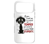 Custodia per iPhone 17 Pro Max Se vuoi che controlli la mia stupidità sul controllo del temperamento