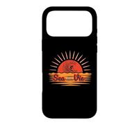 Custodia per iPhone 17 Pro Max Sea La Vie Surf Tramonto - Divertente Ocean Beach Pun Surfer