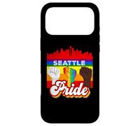 Custodia per iPhone 17 Pro Max Seattle Pride Rainbow Gay Pride Flag Funny LGBT