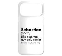 Custodia per iPhone 17 Pro Max Sebastian come un ragazzo normale solo più cool leggenda King First