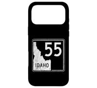 Custodia per iPhone 17 Pro Max Segnale autostradale Idaho 55 Road Trip Boise McCall