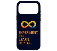Custodia per iPhone 17 Pro Max Segno infinito di esperimento fallito impara ripetere la scienza