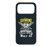Custodia per iPhone 17 Pro Max Segno zodiacale Gemelli May 27 Oroscopo Astrologia Compleanno