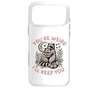 Custodia per iPhone 17 Pro Max sei strano ti terrò procione opossum Valentine Days