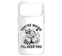 Custodia per iPhone 17 Pro Max sei strano ti terrò procione opossum Valentine Days